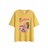 Aesthetic Oversized Magic Mushroom Short Sleeve T Shirt